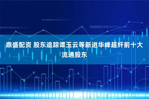 鼎盛配资 股东追踪谭玉云等新进华峰超纤前十大流通股东