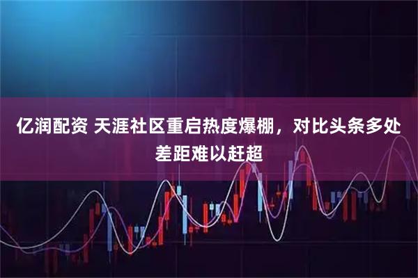 亿润配资 天涯社区重启热度爆棚，对比头条多处差距难以赶超