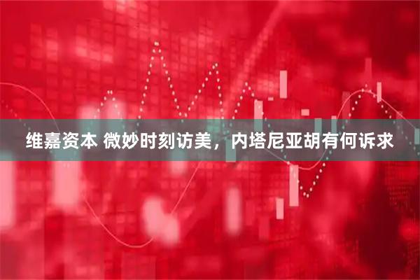 维嘉资本 微妙时刻访美，内塔尼亚胡有何诉求